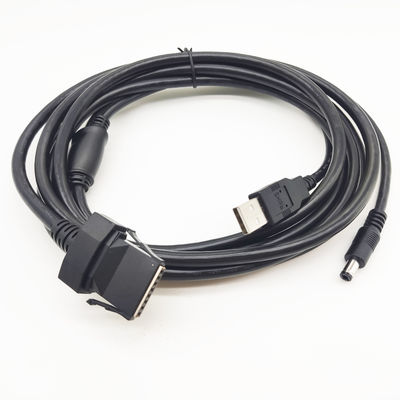 2m 12V 24V यूएसबी प्रिंटर केबल 8P कनेक्टर डीसी पीओएस उपकरण के लिए
